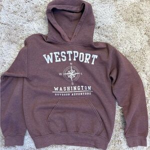 Gildan Heavy Blend Maroon Hoodie